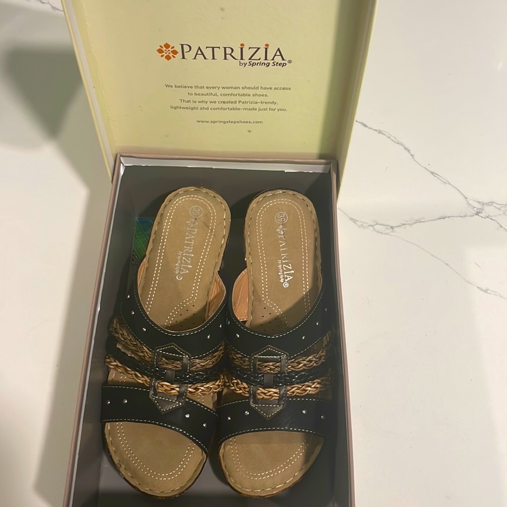 Patrizia by spring step sandals, new in box